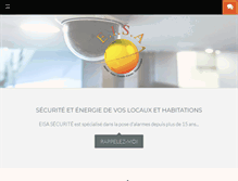 Tablet Screenshot of eisa-securite.com